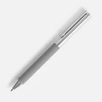 Ручка шариковая Eyeshot Soft Touch, серая фото 2