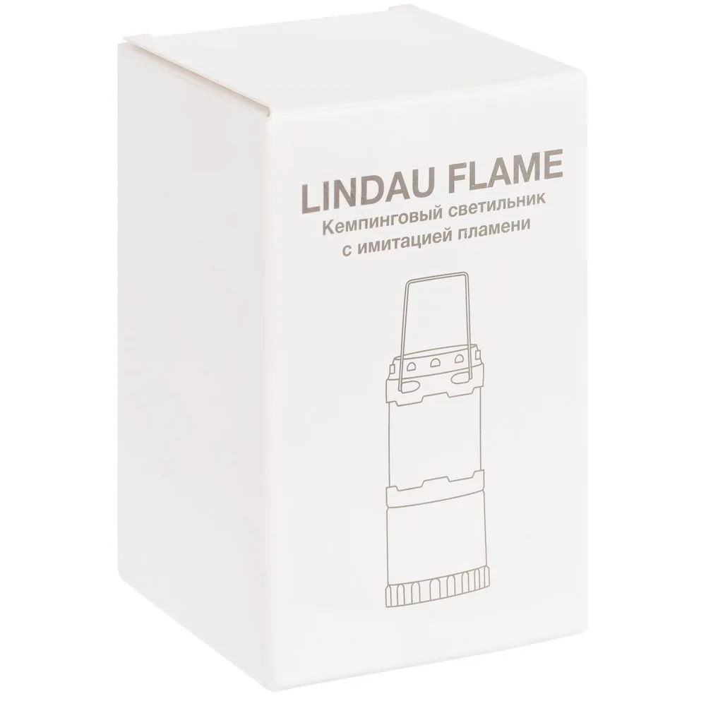 Кемпинговый фонарь с имитацией пламени Lindau Flame, черный фото 7