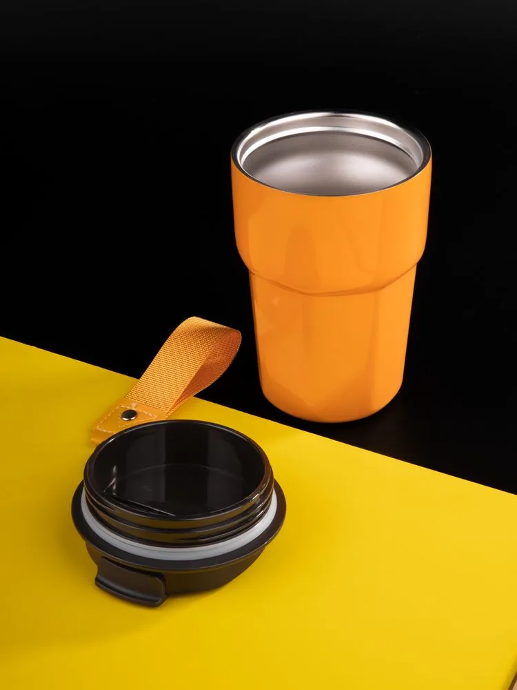 Термостакан Freshbrew, оранжевый фото 9
