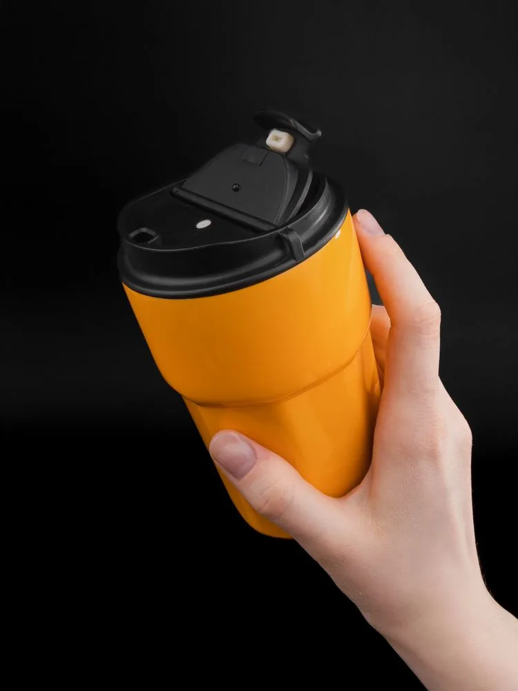 Термостакан Freshbrew, оранжевый фото 10