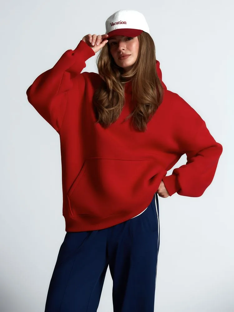 Худи Kulonga Oversize, красное, размер 3XL/4XL фото 8
