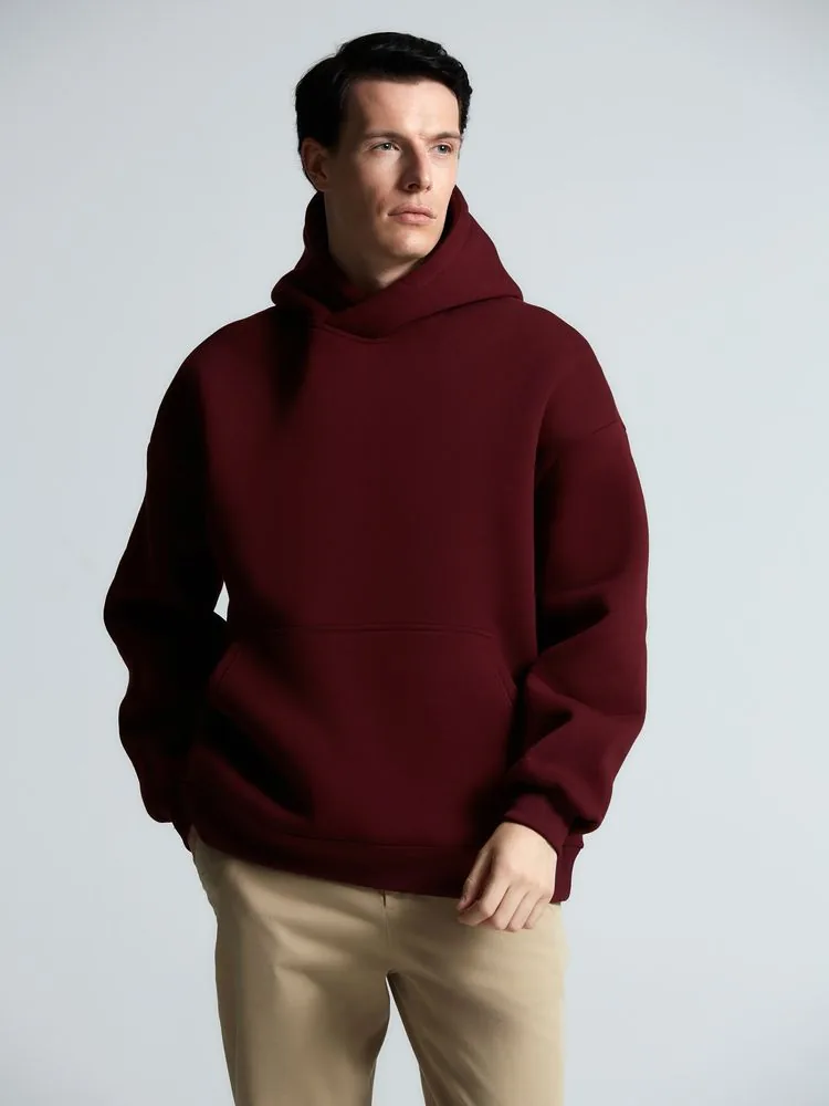 Худи Kulonga Oversize, бордовое, размер 3XL/4XL фото 7