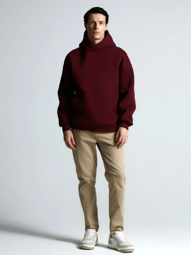 Худи Kulonga Oversize, бордовое, размер 3XL/4XL фото 8