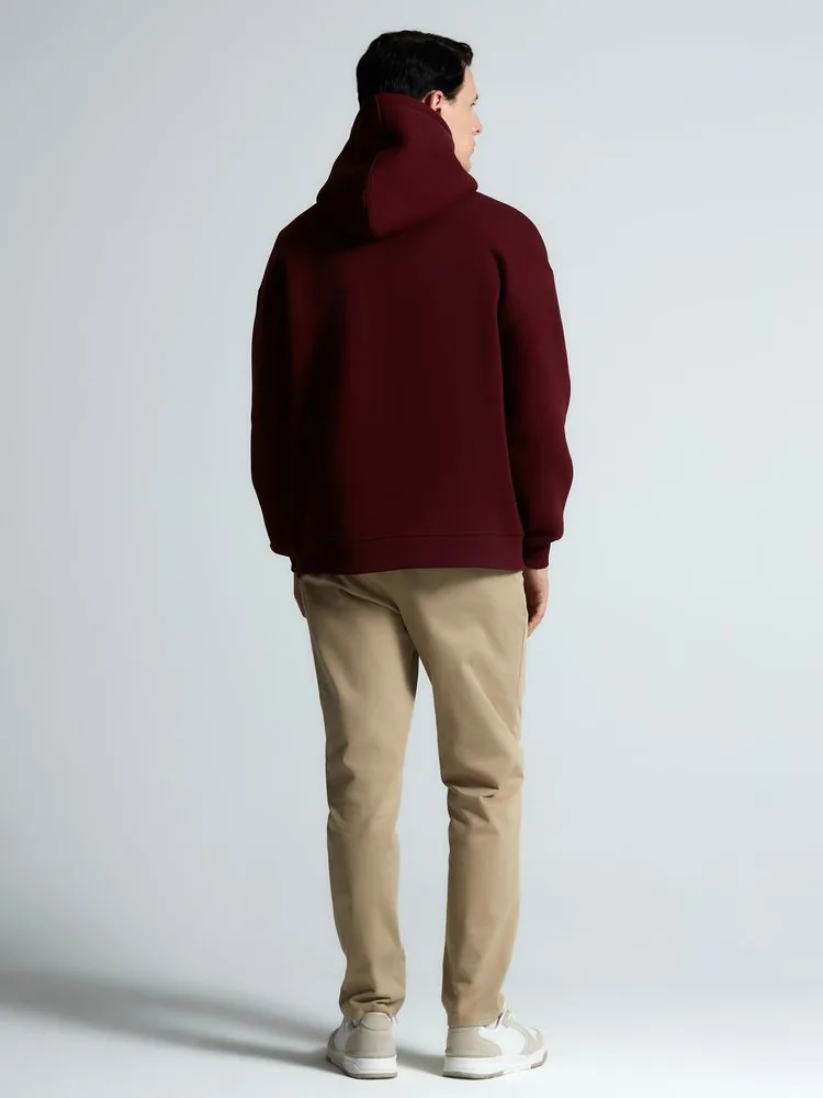 Худи Kulonga Oversize, бордовое, размер 3XL/4XL фото 10