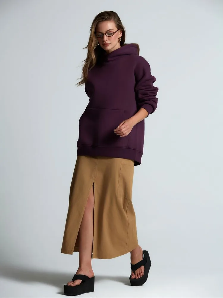 Худи Kulonga Oversize, фиолетовое, размер ХL/ХХL фото 8