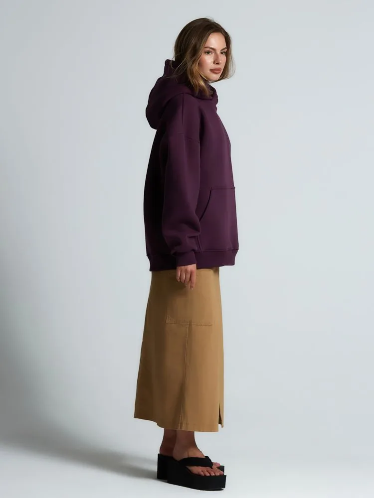 Худи Kulonga Oversize, фиолетовое, размер ХL/ХХL фото 9