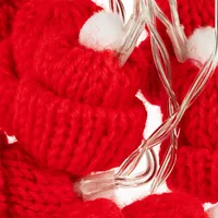 Гирлянда Cosy Poms, красная фото 2