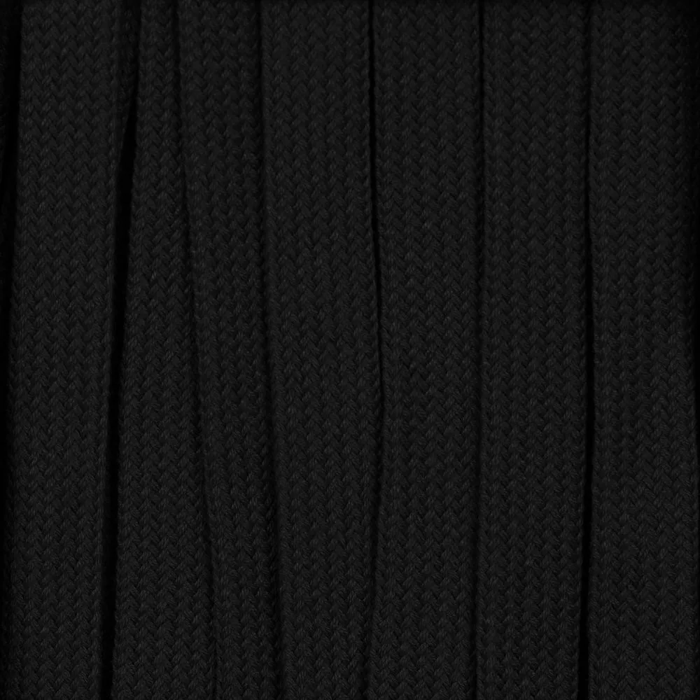 Плоский шнур Cord S, черный, 10 см
