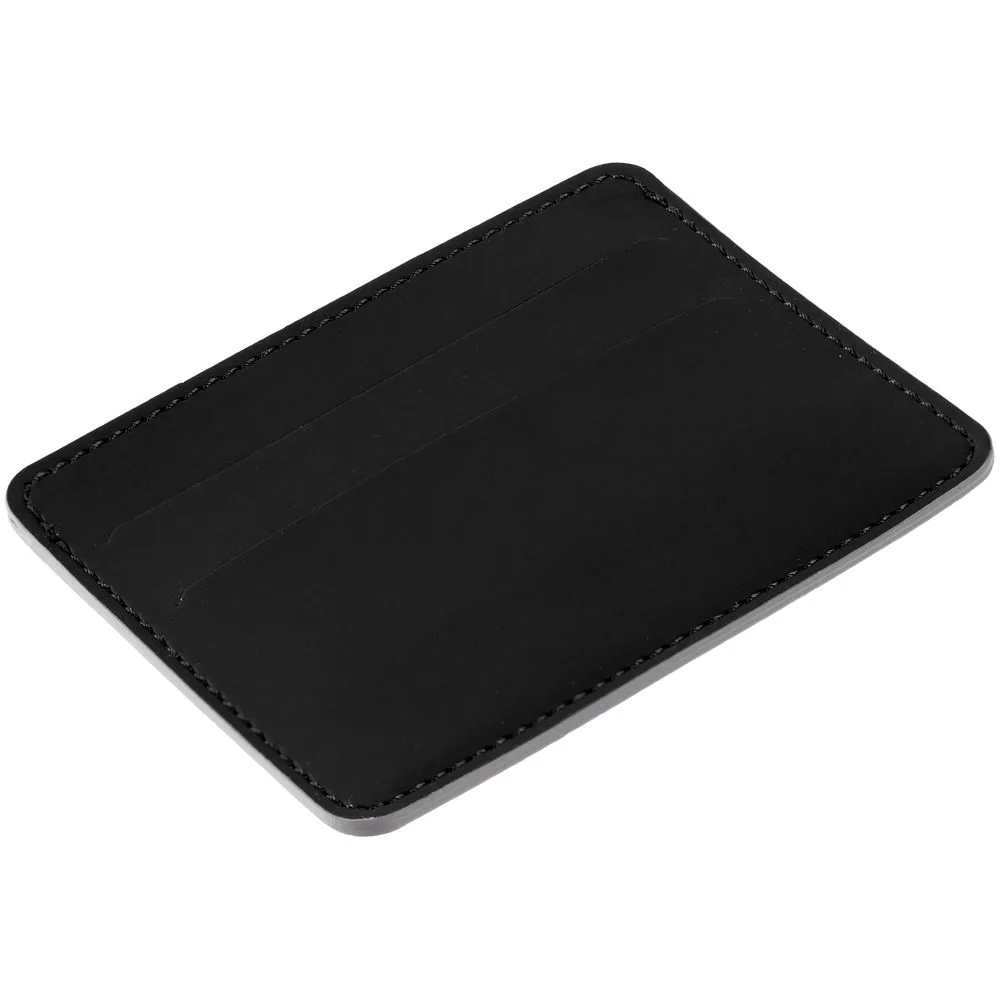 Чехол для карточек Shall Simple, черный фото 4