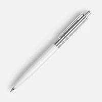 Ручка шариковая Senator Point Metal, ver.2, белая фото 2