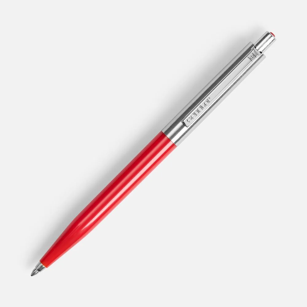 Ручка шариковая Senator Point Metal, ver.2, красная фото 3