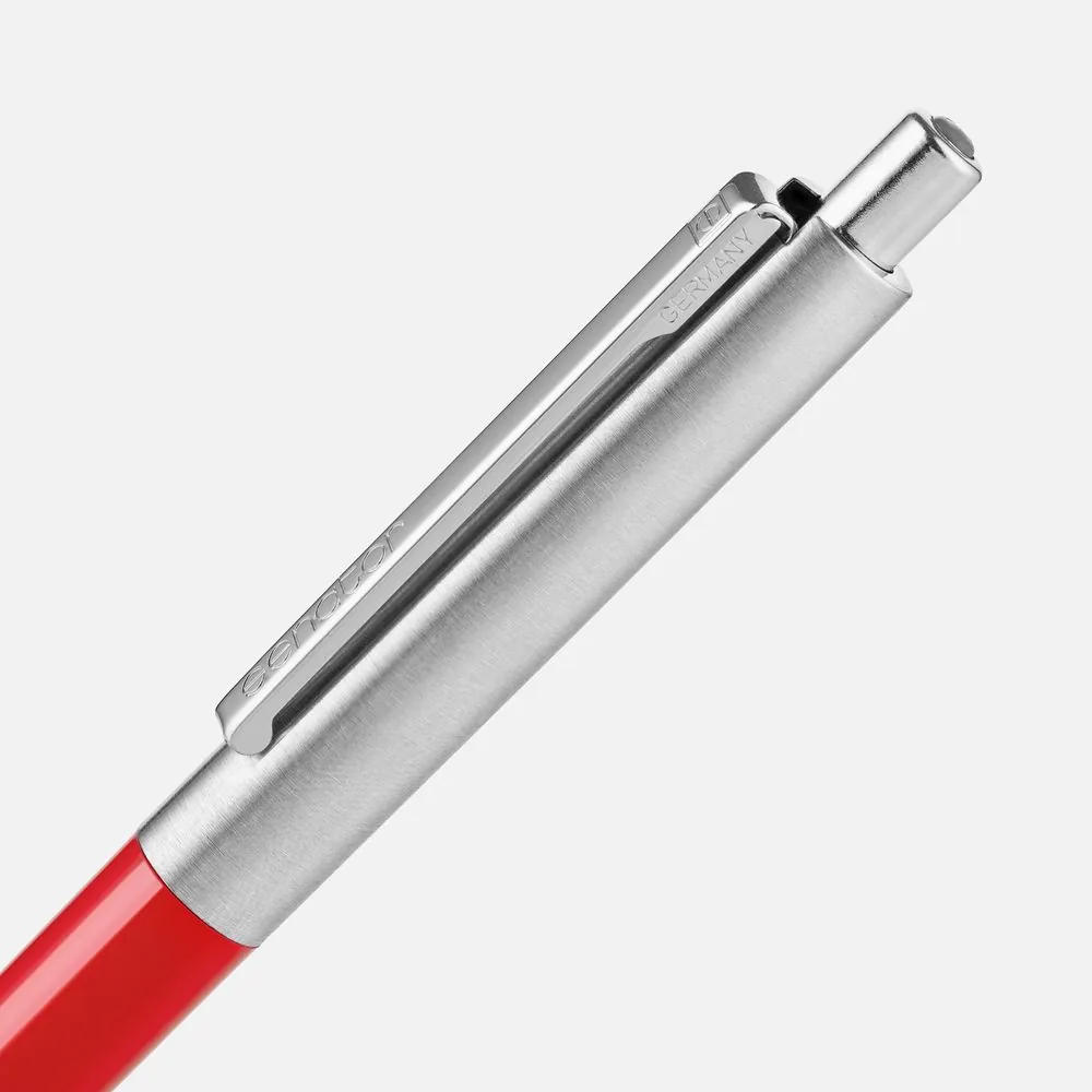 Ручка шариковая Senator Point Metal, ver.2, красная фото 4