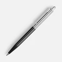Ручка шариковая Senator Point Metal, ver.2, черная фото 2