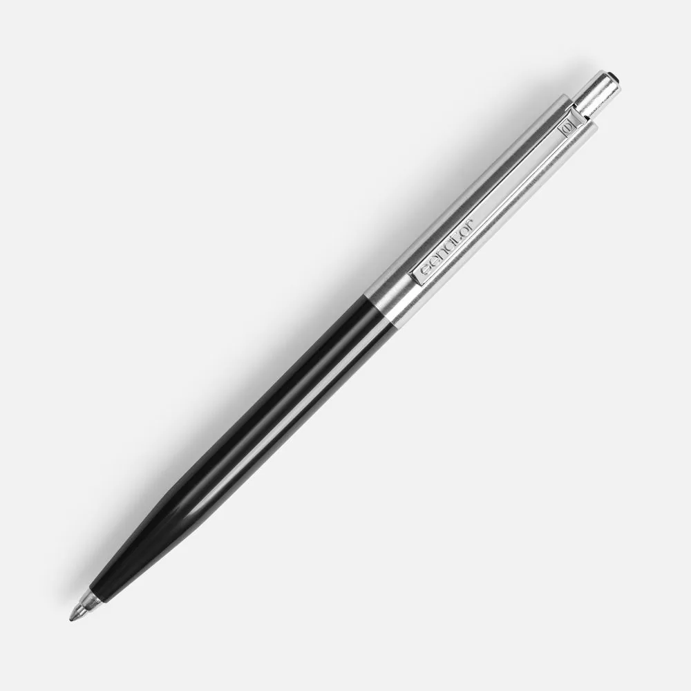 Ручка шариковая Senator Point Metal, ver.2, черная фото 3