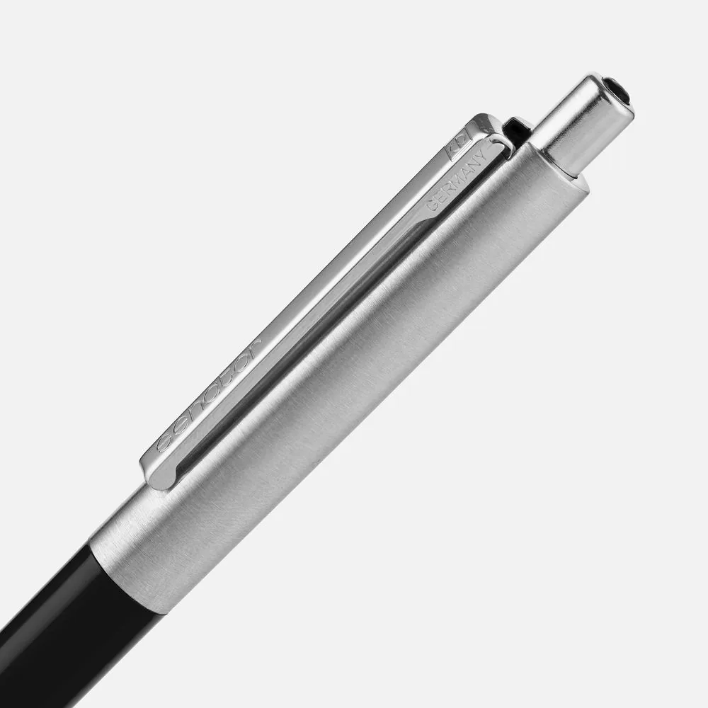 Ручка шариковая Senator Point Metal, ver.2, черная фото 4