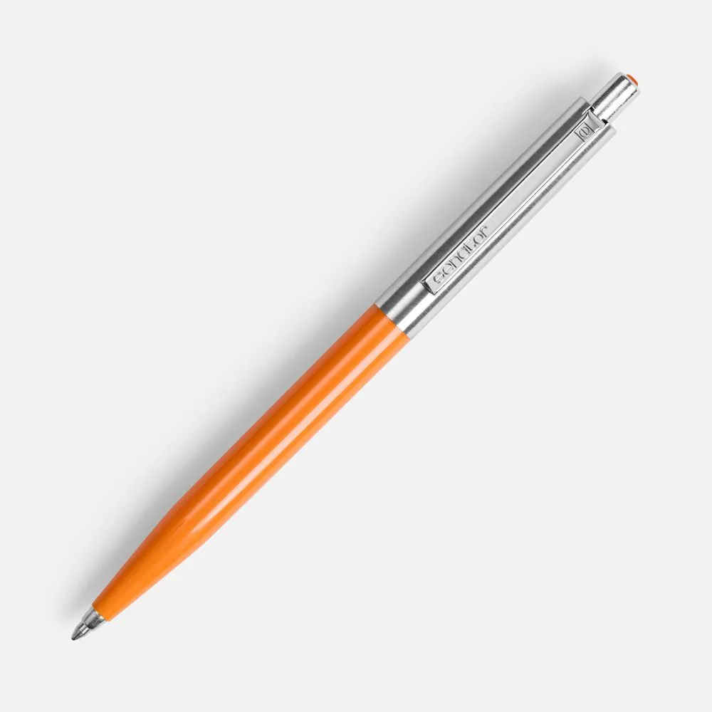 Ручка шариковая Senator Point Metal, ver.2, оранжевая фото 3
