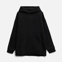Худи оверсайз унисекс Snuggie, черное, размер XS/S фото 2