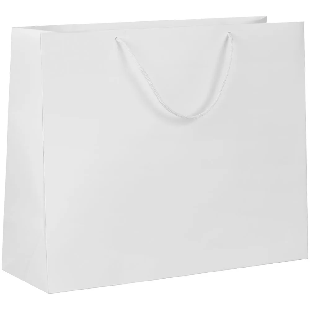 Пакет бумажный с ламинацией Lami Tote L, белый