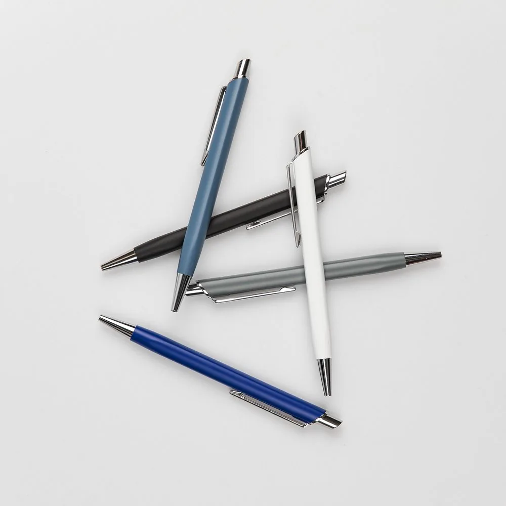 Ручка шариковая Konvent, матовая, серая фото 6