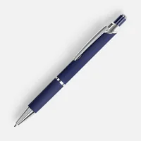 Ручка шариковая Chromos Soft Touch, синяя фото 2