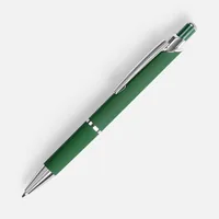Ручка шариковая Chromos Soft Touch, зеленая фото 2