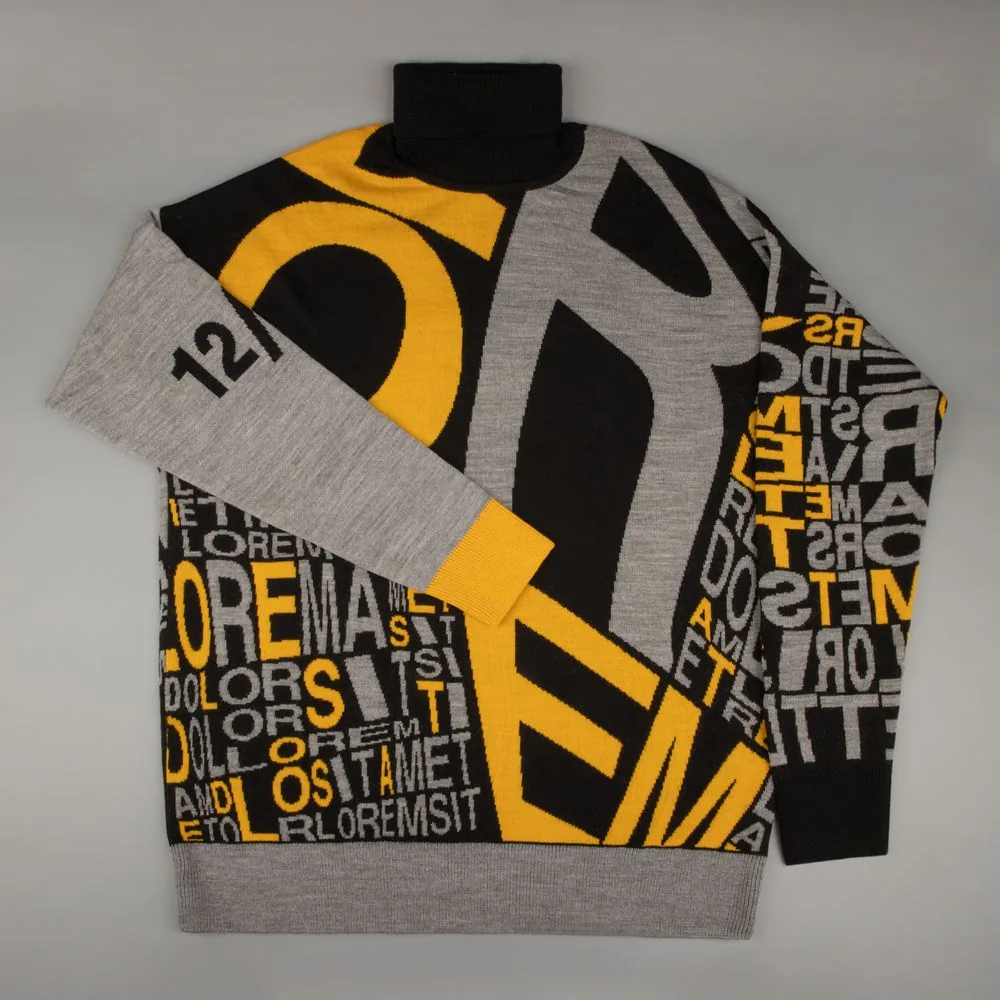 Свитер оверсайз на заказ Tricksy Net, полушерсть, размер L/XL фото 4
