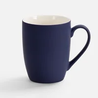 Кружка Good Morning с покрытием софт-тач, ver.2, темно-синяя фото 2