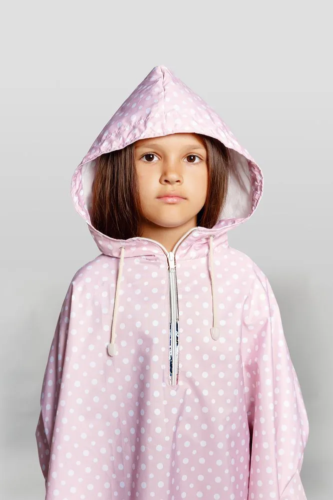 Дождевик-пончо детский AquaStop Kids на заказ, разноцветный,6-8 лет фото 5