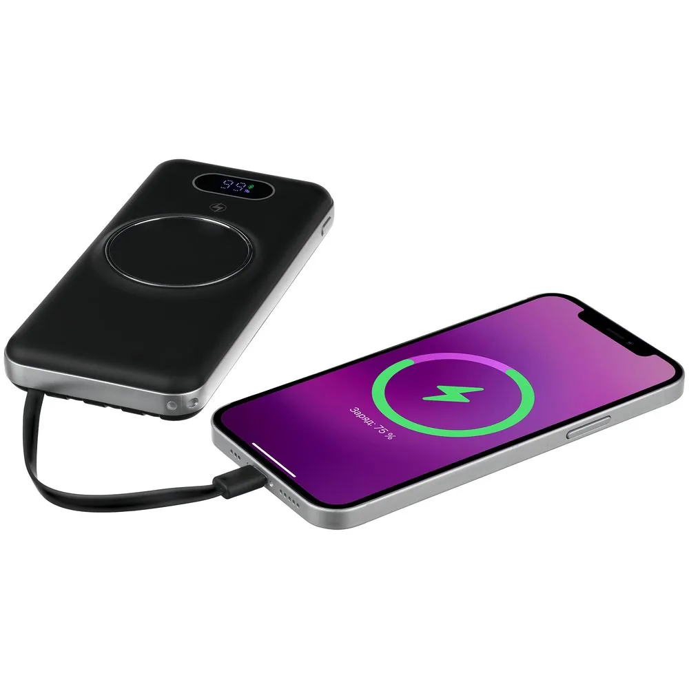 Внешний аккумулятор Omni Pro 10000 мАч, черный фото 8