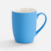 Кружка Good Morning с покрытием софт-тач, ver.2, голубая фото 2