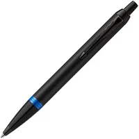 Ручка шариковая Parker IM Professionals Marine Blue BT, черная с синим фото 2