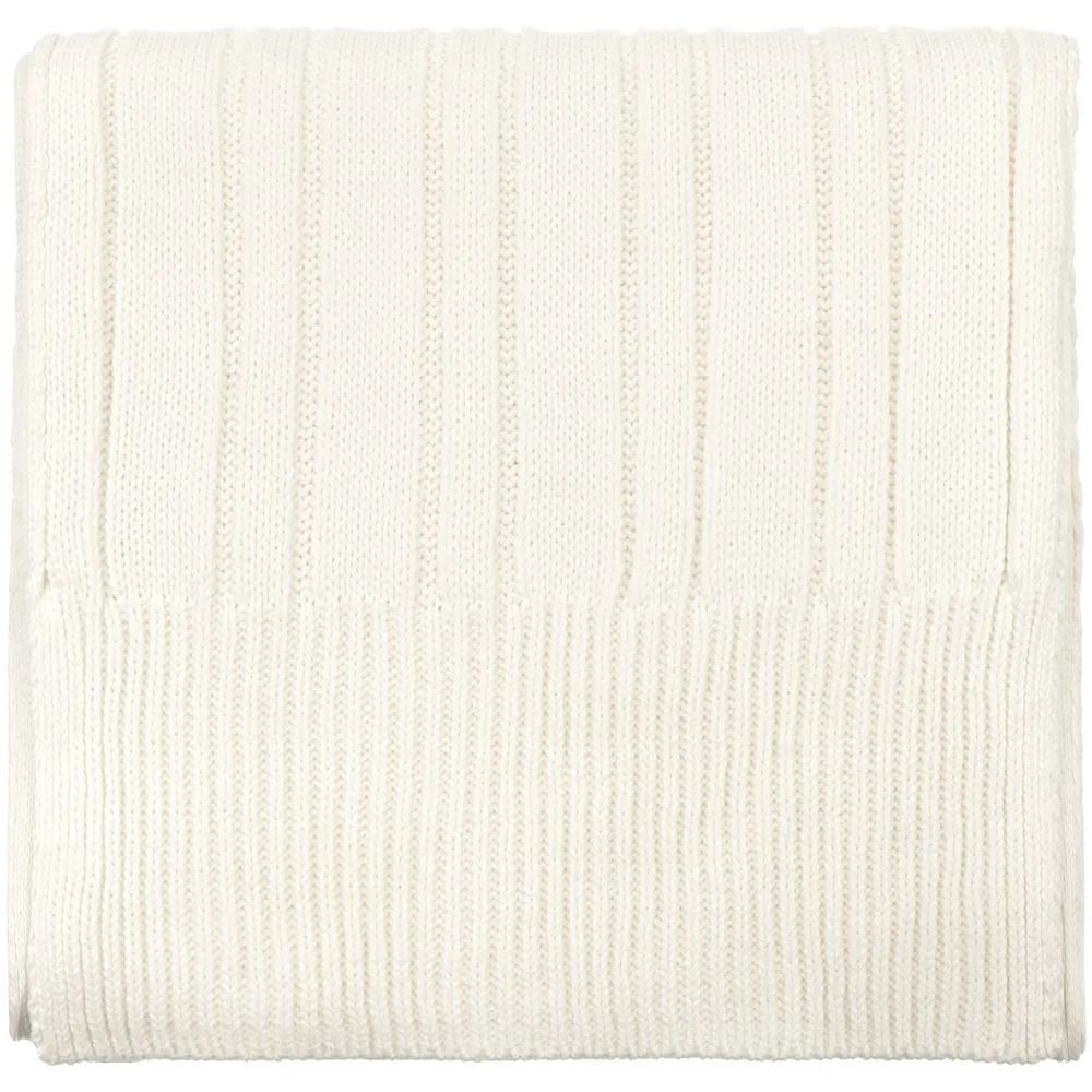 Шарф Knit Beat, белый (молочный) фото 3