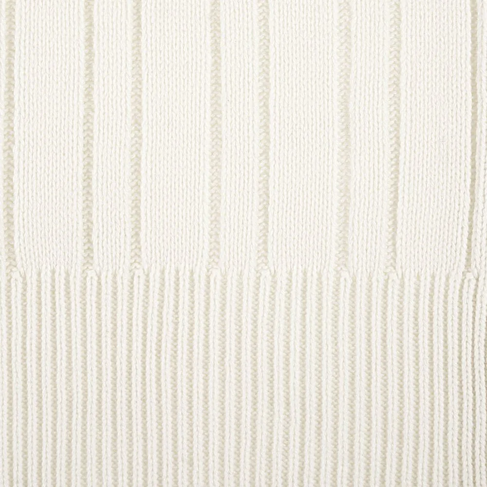 Шарф Knit Beat, белый (молочный) фото 4