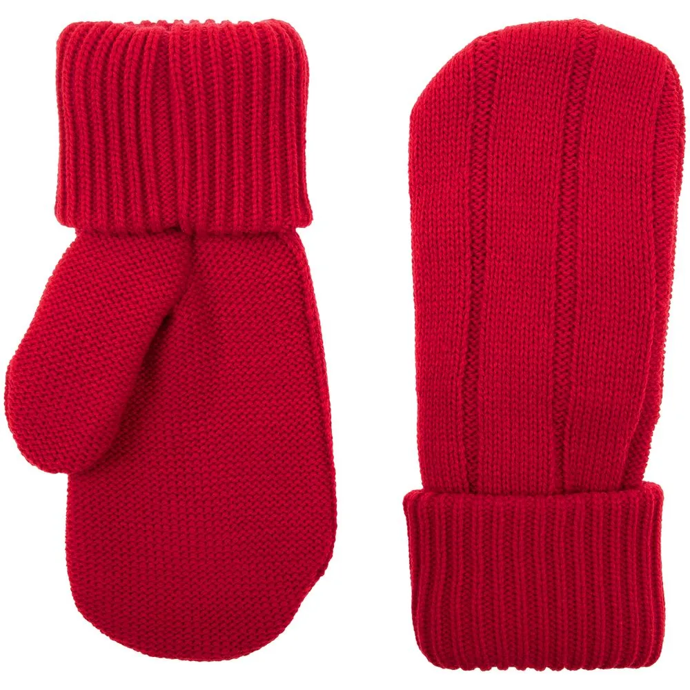 Варежки Knit Beat, красные, размер S/M