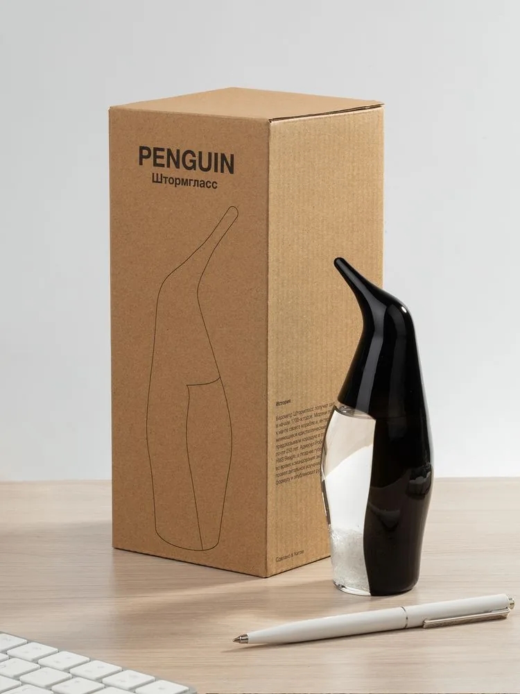 Штормгласс Penguin, черный фото 10