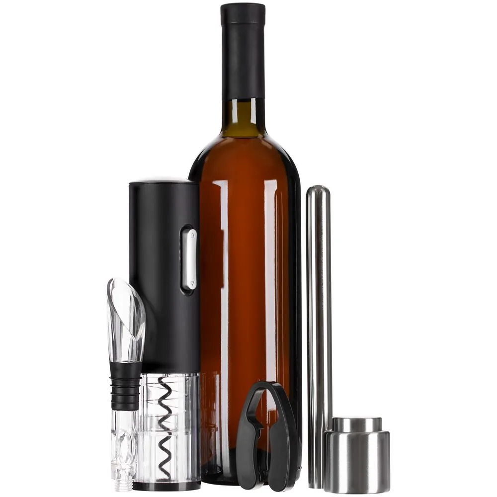 Винный набор Wine Diesel, черный фото 5