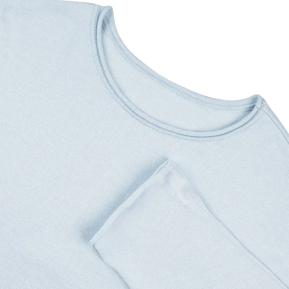 Лонгслив унисекс Siluetti Fuori, светло-голубой, размер L/XL фото 4