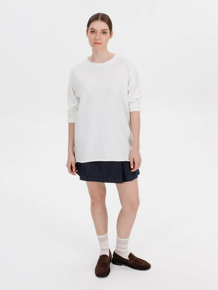 Лонгслив унисекс Siluetti Fuori, молочно-белый, размер L/XL фото 7