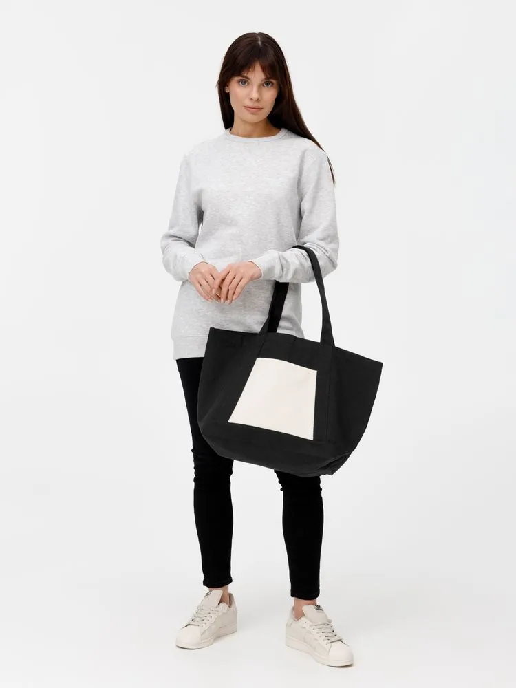 Шопер Shophop, черный с неокрашенным фото 10