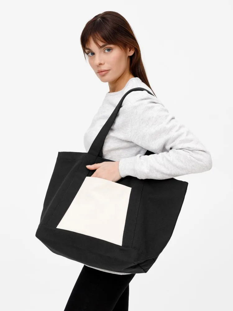 Шопер Shophop, черный с неокрашенным фото 12