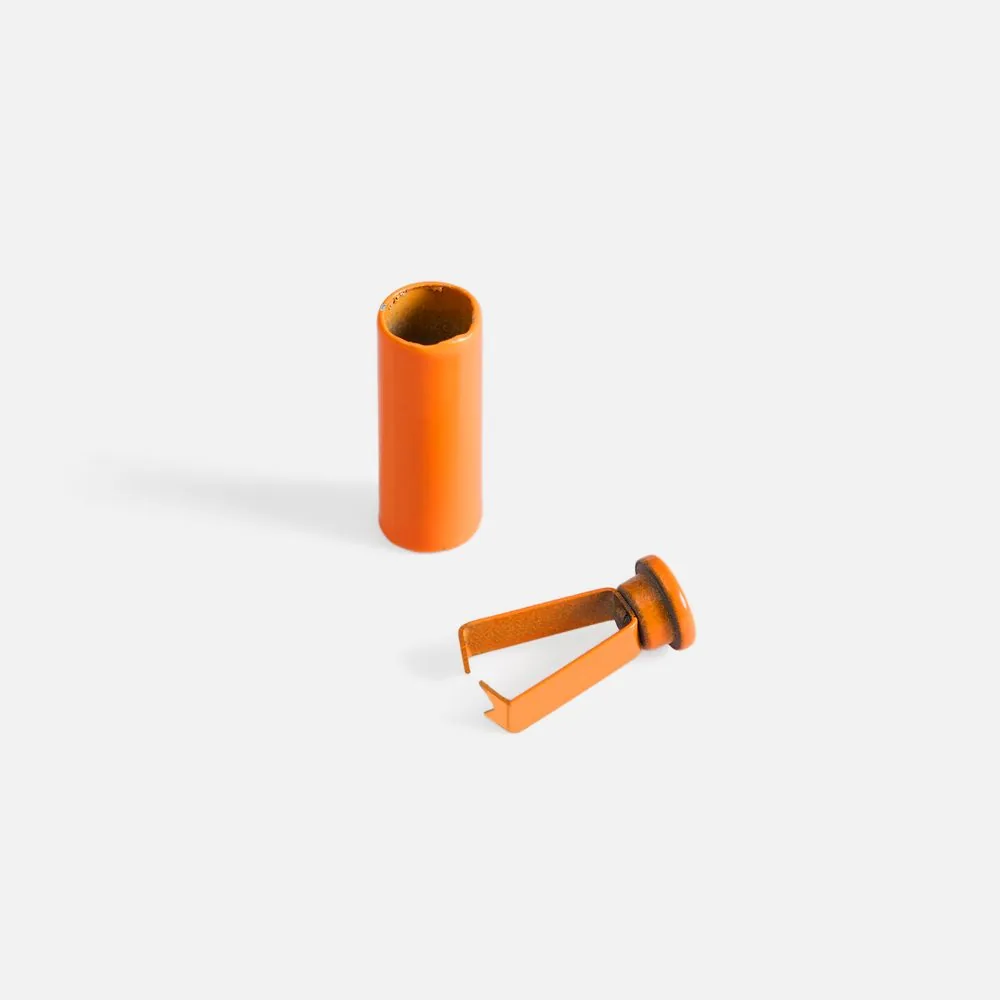 Наконечник для шнурка Nozzle, ver.2, оранжевый неон фото 4