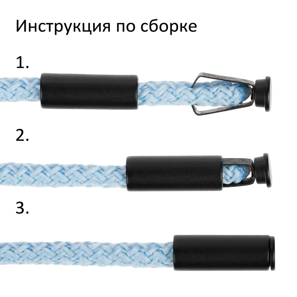 Наконечник для шнурка Nozzle, ver.2, серебристый (хром) фото 5