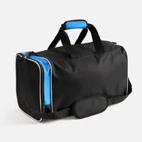 Спортивная сумка Fitnext, черная с синим фото 2
