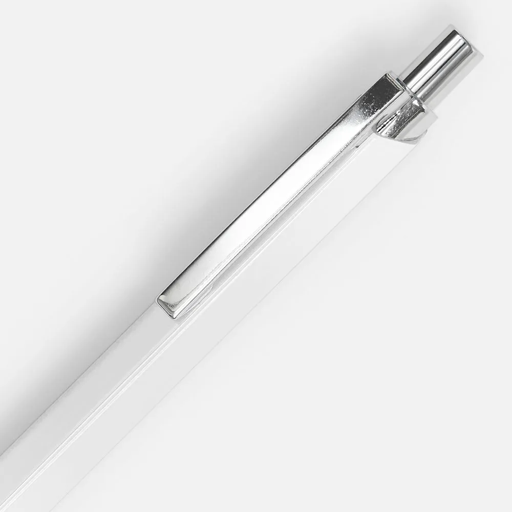 Ручка шариковая Alumno, белая фото 4