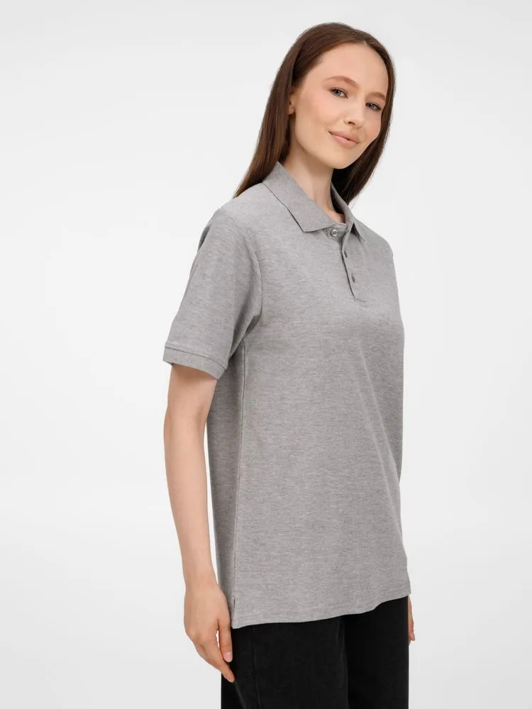 Рубашка поло унисекс Upswing, серый меланж, размер S фото 11