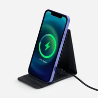 Подставка для смартфона с беспроводной зарядкой Kickstand, серая фото 2