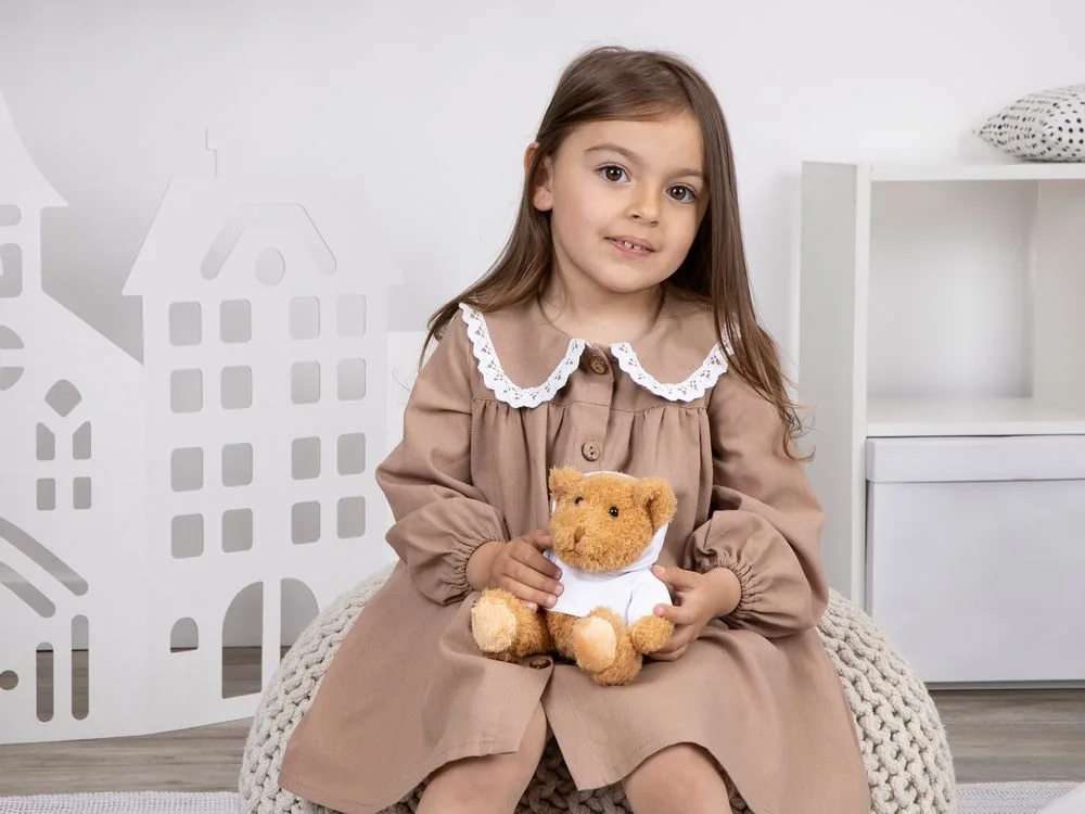 Мягкая игрушка «Мишка Cuddleton» в белом худи фото 9