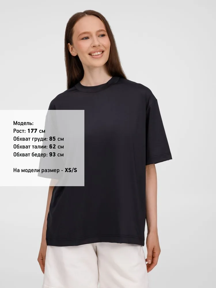 Футболка из бифлекса Morfiss, черная, размер XS/S фото 9