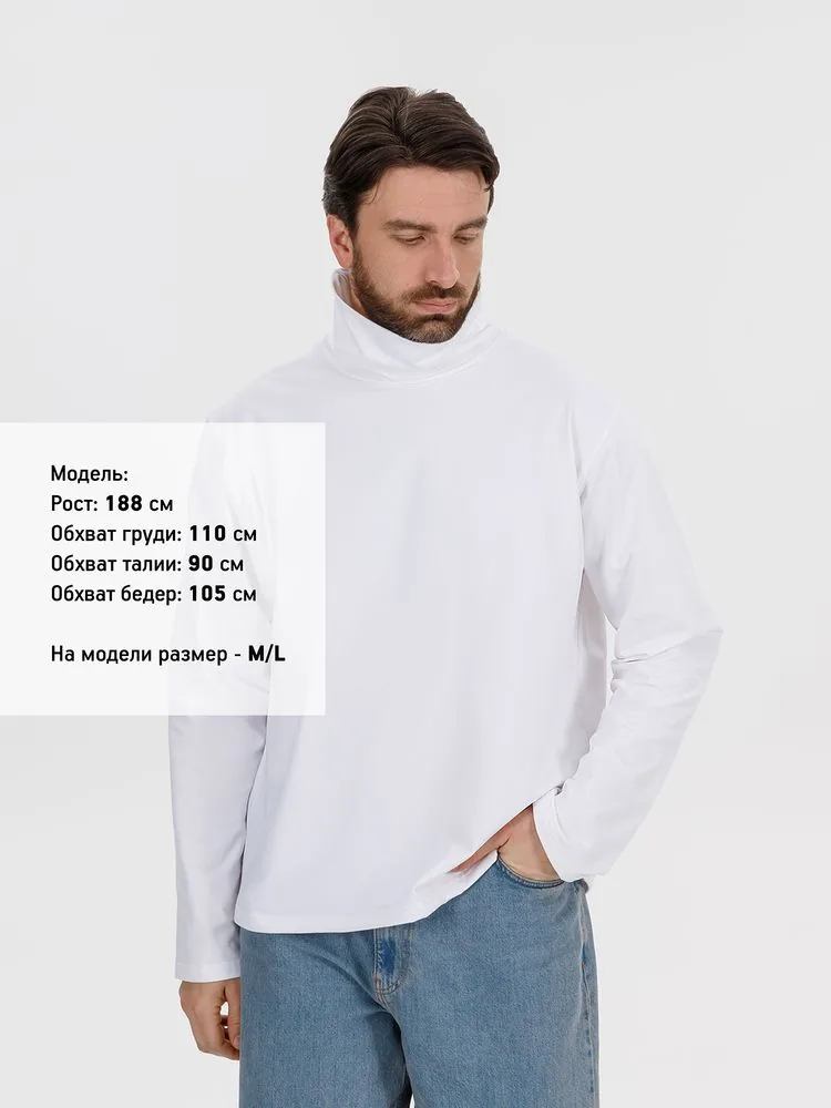 Лонгслив из бифлекса Morfiss, белый, размер XS/S фото 8