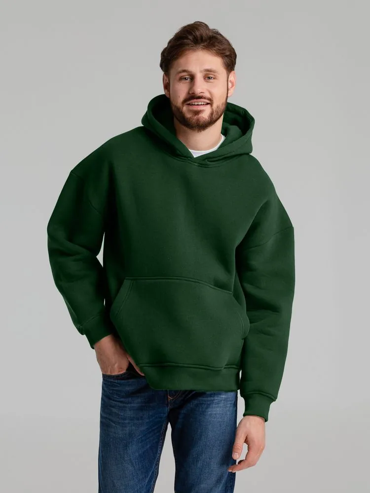 Худи Kulonga Oversize, темно-зеленое, размер 3XL/4XL фото 6